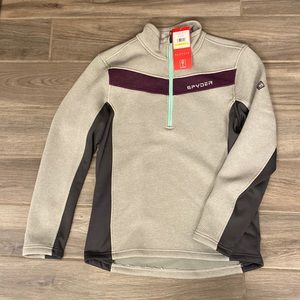 Mens Spyder Encore Half Zip Fleece Jacket